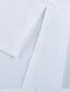 رخيصةأون ملابس علوية أساسية للنساء-نسائي بلوزة 平织 مناسب للبس اليومي عمل عطلة نهاية الاسبوع بلوزة قميص 3/4 الكم V رقبة الأعمال التجارية أساسي أنيق أخضر أبيض بني S