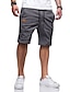 cheap Men&#039;s Pants-Men&#039;s Stylish Sports Shorts Pants Casual Daily Solid Color Mid Waist ArmyGreen Black Khaki Light Grey Dark Gray S M L XL XXL