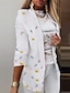cheap Outerwear Clearance-Women&#039;s Blazer Regular Slim Fit Coat White Black Blue Pink Light Blue Stylish Special Occasion Fall Open Front Turndown Regular Fit S M L XL XXL 3XL / Daily / Breathable / Striped / Butterfly
