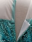 levne Šaty-dívčí šaty malá mořská víla ariel květinové tylové šaty party festival vyšívaná síťovaná mašle fialová zelená bavlna midi princezna bez rukávů sladké saténové šaty léto regular fit 3-10 let
