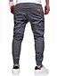 cheap Cargo Pants-Men&#039;s Cargo Pants Joggers Trousers Drawstring Elastic Waistband Stylish Simple Solid Color Light Blue ArmyGreen Black S M L