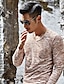 cheap Men&#039;s Casual T-shirts-Men&#039;s T shirt Tee Long Sleeve Shirt Graphic Plain V Neck Going out Weekend Long Sleeve Print Clothing Apparel Muscle Esencial