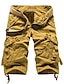 cheap Cargo Shorts-Men&#039;s Basic Essential Shorts Tactical Cargo Cargo Shorts Calf-Length Pants Daily Solid Colored Mid Waist Slim Wine Red Light Green Khaki Light gray Dark Gray 30 32 34 36 38 / Summer