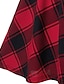 preiswerte Damenröcke-Damen Faltenrock Mini Polyester Schwarz und Weiß Grün Rote Röcke Casual Weihnachten S M L