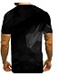 tanie T-shirty 3D męskie-Męskie Podkoszulek Koszula Graficzny Okrągły dekolt Codzienny Wyjściowe Krótki rękaw Najfatalniejszy Podstawowy Elegancja Czarny Szary Czerwony