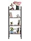 cheap Home Office Furniture-4 Layers Bookshelf/Storage Shelf For Study Room/Living room/Office Brown Furniture