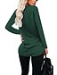 cheap Women&#039;s Clothing-Women&#039;s Blouse Shirt Business Plain V Neck White Black Blue Wine Army Green