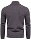 cheap Men&#039;s Pullover Sweater-Men&#039;s Sweater Pullover Knit Knitted Solid Color Turtleneck Stylish Casual Daily Fall Winter Black Blue M L XL / Long Sleeve