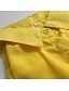 economico Top da Lavoro per Donne-Per donna Camicia Blusa Nero Bianco Giallo Liscio Tinta unita Manica lunga Ufficio Informale Essenziale Colletto Standard S