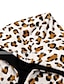 cheap Coats &amp; Trench Coats-Women&#039;s Jacket Fall Winter Casual Daily Regular Coat Hooded Warm Breathable Regular Fit Basic Casual Jacket Long Sleeve Pocket Leopard Print Black