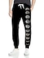 cheap Sweatpants-Men&#039;s Pants Sweatpants Drawstring Print Stylish Casual Casual Daily Micro-elastic Outdoor Sports Moon Mid Waist 3D Print Black S M L