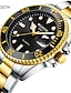 cheap Quartz Watches-WLISTH Quartz Watch Steel Band Watches for Men&#039;s Men Analog Quartz Calendar / date / day Noctilucent Alloy Stainless Steel