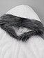 cheap Furs &amp; Leathers-Women&#039;s Faux Fur Coat Teddy Coat Sherpa jacket Long Coat White Black Wedding Active Fall Hoodie Regular Fit S M L XL XXL 3XL / Long Sleeve / Daily / Warm / Color Block
