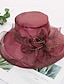 Χαμηλού Κόστους Καπέλο για πάρτι-Γυναικεία Καπέλο για πάρτι Πάρτι Γάμου Ειδική Περίσταση Λουλούδι Συμπαγές Χρώμα Κρασί Μαύρο Καπέλο / Λευκό / Φθινόπωρο / Χειμώνας / Άνοιξη / Καλοκαίρι