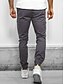 cheap Sweatpants-Men&#039;s Joggers Pants Sweatpants Simple Solid Color Mid Waist ArmyGreen Black Gray XS S M