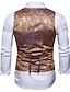 abordables Gilet pour homme-Homme Gilet Formel Mariage Soirée Scène Chic décontracté Polyester Géométrique Col en V Coupe régulière Noir Blanche Jaune Bleu Gilet