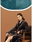 cheap Women&#039;s Sleep &amp; Lounge-Women&#039;s Plus Size 1pc Pajamas Robes Gown Bathrobes Plush Simple Casual Pure Color Fleece Home Party Daily V Wire Warm Gift Long Sleeve Modern Style Fall Winter Belt Included Pocket Forest Green Women