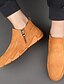 cheap Men&#039;s Slip-ons &amp; Loafers-Men&#039;s Loafers &amp; Slip-Ons Casual Vintage Comfort Handmade Wear Proof Solid Colored Pigskin Fall Winter Shoes