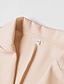 Χαμηλού Κόστους Γυναικεία Μπλέιζερ και Κοστούμια-Γυναικεία Μπλέιζερ Casual Jacket Γραφείο Δουλειά Causal Φθινόπωρο Άνοιξη Κανονικό Παλτό Κανονικό Διατηρείτε Ζεστό Καθημερινό Σακάκια Μακρυμάνικο Συμπαγές Χρώμα Με Επένδυση