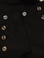 cheap Women&#039;s Bottoms-Women&#039;s Basic Chic &amp; Modern Zipper Side Button Straight Culottes Wide Leg Sailor Pants Pants Inelastic Causal Daily Solid Colored Mid Waist Lightweight Green Black Khaki Navy Blue Beige S M L XL XXL