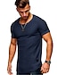 cheap Men&#039;s Casual T-shirts-Men&#039;s T shirt Tee Shirt Solid Colored Plus Size Crew Neck Casual Daily Short Sleeve Tops Sportswear Basic Muscle White Black Gray