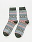 cheap Men&#039;s Socks-Comfort Sport Men&#039;s Socks Striped Socks Medium Casual Blue 1 Pair
