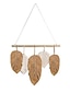cheap Home &amp; Garden-Dream Catcher Ornaments Hand-woven Wall Hanging Decor Art Tassel Leaves Home Pendant