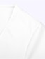 ieftine Rochii Party-rochie de petrecere semiformală de damă rochie leagăn rochie midi verde alb jumătate de mânecă culoare pură fâșie toamnă primăvară v adânc cald elegant subțire 2023 s m l xl xxl 3xl / invitată la