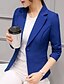 cheap Jackets-Women&#039;s Blazer Classic Style Solid Colored Ordinary Long Sleeve Coat Daily Fall Spring Regular Single Breasted One-button Jacket Black