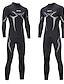 cheap Wetsuits &amp; Diving Suits-ZCCO Men&#039;s Full Wetsuit 3mm SCR Neoprene Diving Suit Thermal Warm UPF50+ Breathable High Elasticity Long Sleeve Full Body Back Zip - Swimming Diving Surfing Scuba Solid Color Winter Spring Summer