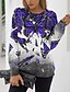 cheap Women&#039;s Hoodies &amp; Sweatshirts-Women&#039;s Sweatshirt Pullover Butterfly Animal Print Daily Sports 3D Print Active Streetwear Hoodies Sweatshirts  Blue Purple Blushing Pink