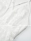 cheap Plain Dresses-Women&#039;s Party Dress Lace Dress White Dress Mini Dress White Sleeveless Pure Color Contrast Lace Summer Spring Deep V Romantic Vacation 2023 S M L XL