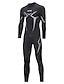 cheap Wetsuits &amp; Diving Suits-ZCCO Men&#039;s Full Wetsuit 3mm SCR Neoprene Diving Suit Thermal Warm UPF50+ Breathable High Elasticity Long Sleeve Full Body Back Zip - Swimming Diving Surfing Scuba Solid Color Winter Spring Summer