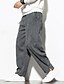 cheap Sweatpants-Men&#039;s Harem Pants Patchwork Elastic Waist Casual Harlem Pants Casual Daily Micro-elastic Corduroy Breathable Soft Solid Color Mid Waist Black Gray Coffee M L XL