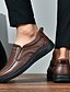 cheap Men&#039;s Slip-ons &amp; Loafers-Men&#039;s Loafers &amp; Slip-Ons Leather Shoes Comfort Loafers Leather Loafers Vintage Business Casual Daily Party &amp; Evening Leather Nappa Leather Non-slipping Shock Absorbing Wear Proof Black Brown Fall