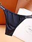 billiga Trosor-sexiga stringtrosor för kvinnor sömlösa stretchhöftlyftstrosor låga underkläder is sidentrosor bikiniunderkläder