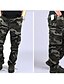 cheap Men&#039;s Pants &amp; Shorts-Men&#039;s Classic Style Casual / Sporty Classic Pocket Multiple Pockets Straight Pants Tactical Cargo Full Length Pants Micro-elastic Casual Sports Cotton Camouflage Mid Waist Comfort Outdoor Blue Army