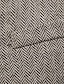 abordables Gilets-Homme Gilet Mariage du quotidien Sportif 1920s Automne Poche Polyester Chaud Couleur unie Boutonnage Simple Col V Standard Noir Café Gris Gilet