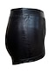 cheap Mini Skirt-Women&#039;s Skirt Mini Asymmetrical Vegan PU Black Skirts Streetwear Party Vacation Valentine&#039;s Day S M L