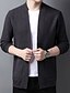 cheap Men&#039;s Cardigan Sweater-Men&#039;s Sweater Cardigan Sweater Jacket Knit Layered Knitted Solid Color U Neck Ethnic Style Vintage Style Wedding Daily Clothing Apparel Winter Fall Black Camel XS S M / Wool / Woolen / Long Sleeve