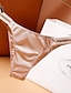 cheap Panties-Sexy Thongs for Women Seamless Stretch Hip Lift Panties Low Rise Lingerie Ice Silk Briefs Bikini Underwear