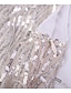 Недорогие Платья с пайетками-женское платье с серебряными пайетками, платье с бахромой, праздничное платье, блестящее платье, мини-платье, серебряное весеннее платье без рукавов с v-образным вырезом, стильный свадебный гость