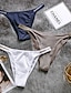 economico Slip-perizoma sexy per donna mutandine elasticizzate senza cuciture con sollevamento dell&#039;anca lingerie a vita bassa slip in seta di ghiaccio bikini intimo