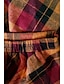 cheap Maxi Skirts-Women&#039;s Skirt &amp; Dress A Line Swing Work Skirts Maxi Tweed Red Blue Green Khaki Skirts Fall &amp; Winter Pocket Print Basic Casual Daily Weddiing Guest S M L