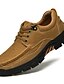 cheap Men&#039;s Athletic Shoes-Men&#039;s Trainers Athletic Shoes Sporty Look Sporty Casual Outdoor Hiking Shoes Leather Black Khaki Fall Spring