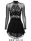 Χαμηλού Κόστους Καλλιτεχνικό πατινάζ-Φόρεμα για φιγούρες πατινάζ Γυναικεία Κοριτσίστικα Patinaj Φορέματα Βυσσινί Σκούρο μωβ Μαύρο Δίχτυ Σπαντέξ Υψηλή Ελαστικότητα Ανταγωνισμός Ενδυμασία πατινάζ / Μακρυμάνικο / Γρήγορο Στέγνωμα