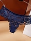 cheap Panties-Womens Underwear Lace Hollow Out Hipster Panties Solid Color T Back Low Waist Ladies Briefs
