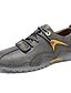 cheap Men&#039;s Athletic Shoes-Men&#039;s Trainers Athletic Shoes Daily Cowhide Non-slipping Almond Gray Fall Spring
