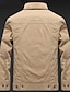 cheap Men&#039;s Downs &amp; Parkas-Men&#039;s Sherpa jacket Jacket Winter Long Solid Color Sporty Casual Outdoor Street Daily Army Green Khaki Navy Blue