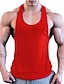 cheap Tank Tops-Men&#039;s Shirt Tank Top Vest Top Undershirt Sleeveless Shirt Solid Colored Round Neck Daily Sports Sleeveless Basic Clothing Apparel Active Muscle